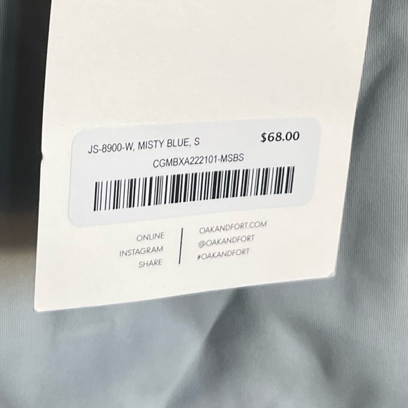 OAK + FORT light blue romper - size small - Picture 6 of 6